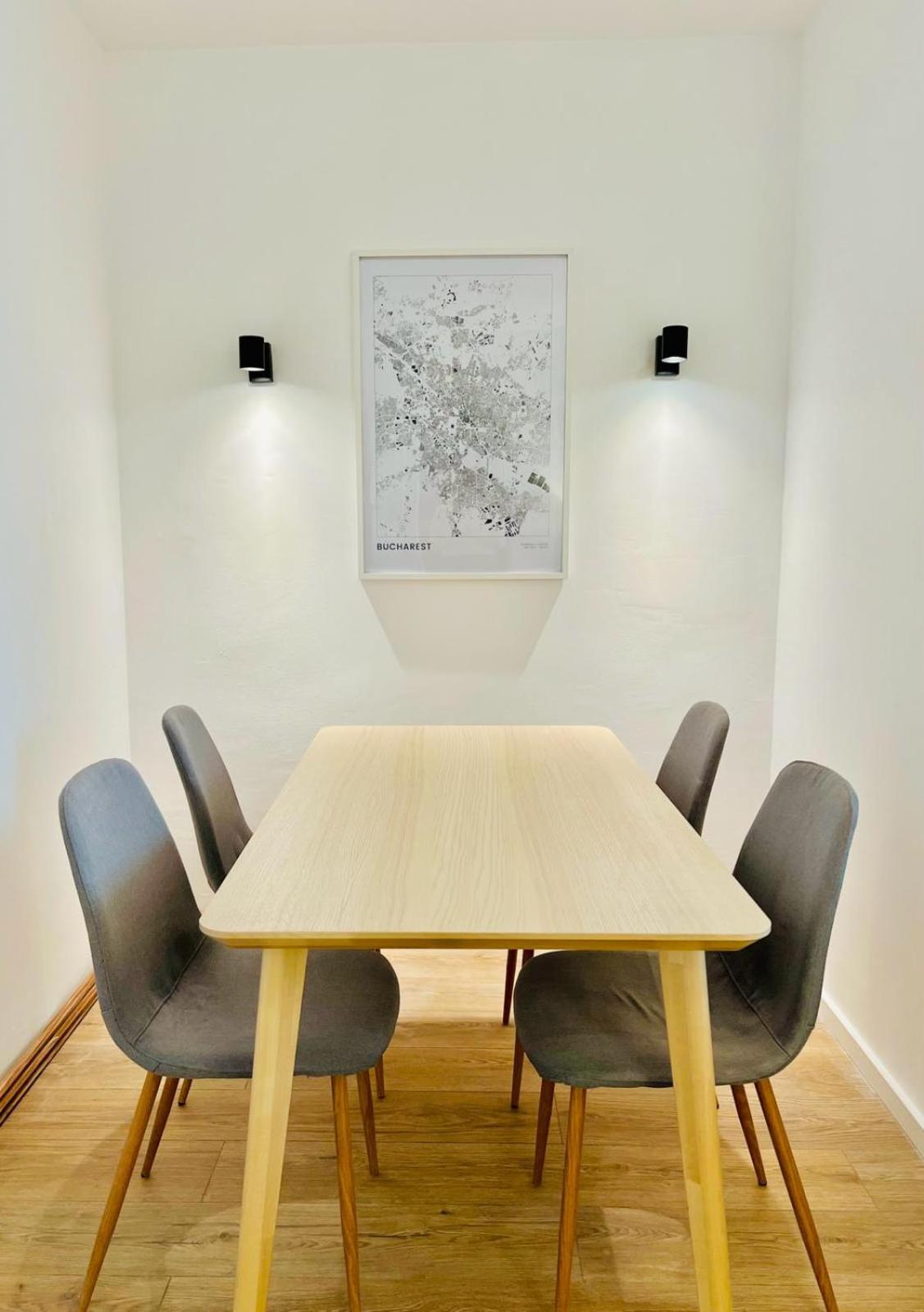Urban Parkside Retreat Cozy 2-Bed Ap By Metro Apartman Bukarest Kültér fotó